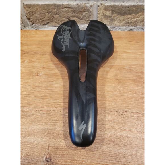 Specialized Langster 143mm VL-1603 hollow Cr-Mo Rail Bicycle Black Saddle HTF - Picture 2 of 14